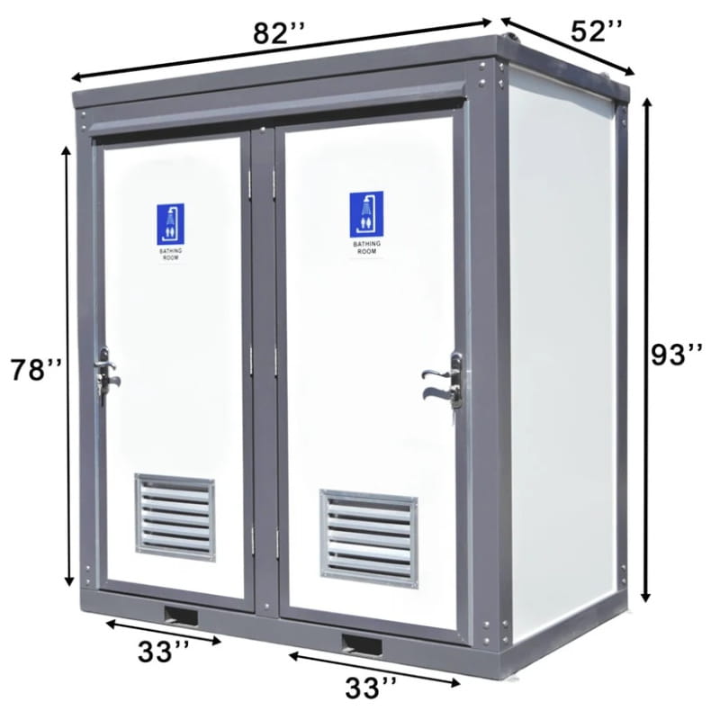 Bastone Portable Shower with 2 Rooms