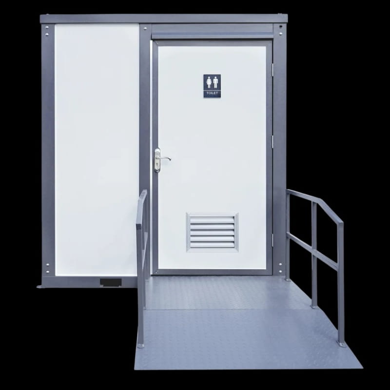 Bastone Handicap-Accessible Portable Restroom with Ramp
