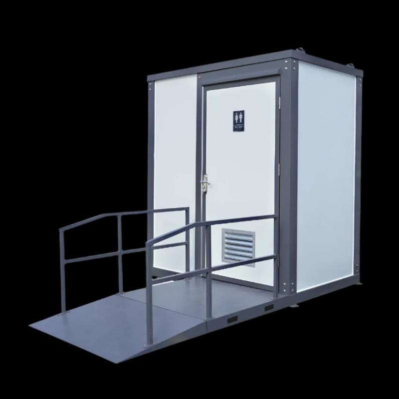 Bastone Handicap-Accessible Portable Restroom with Ramp
