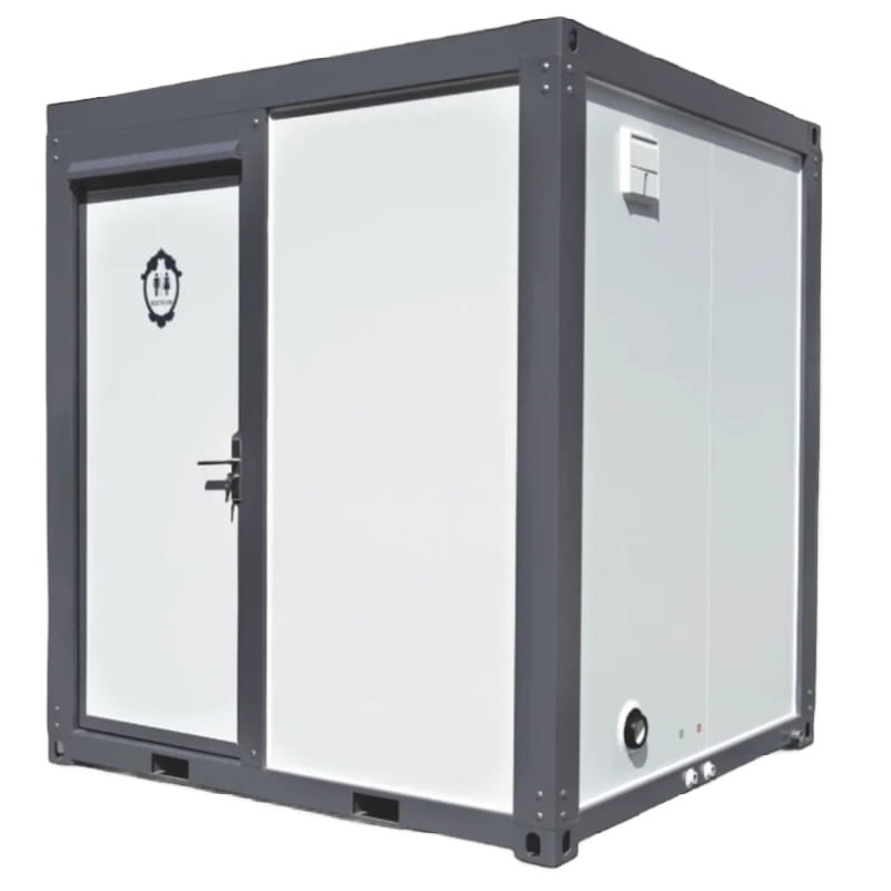 Bastone Portable Restroom with Acrylic Shower - Large
