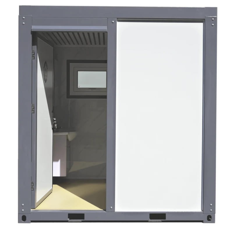 Bastone Portable Restroom with Curtain Style Shower - Large