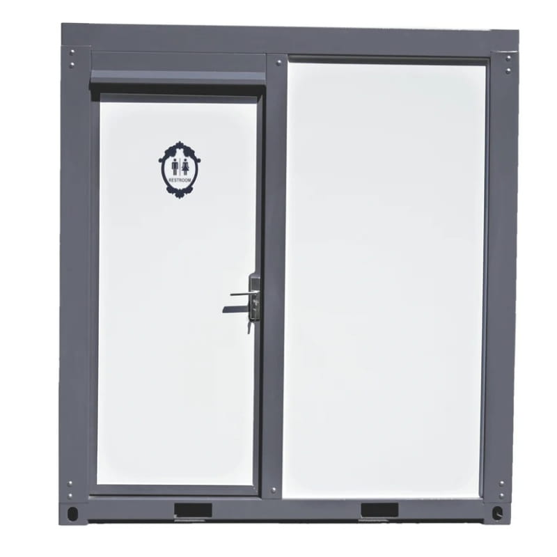 Bastone Portable Restroom with Curtain Style Shower - Large