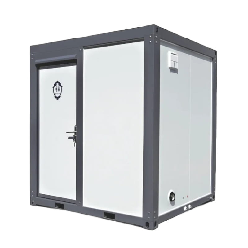 Bastone Portable Restroom with Curtain Style Shower - Large