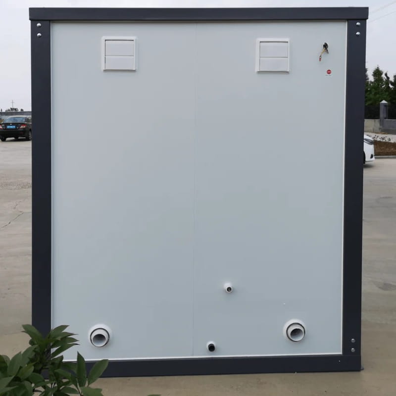 Bastone Portable Restroom with Two Private Stalls