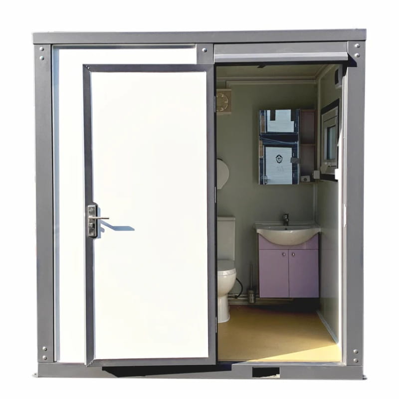 Bastone Portable Restroom with Curtain Style Shower - Small