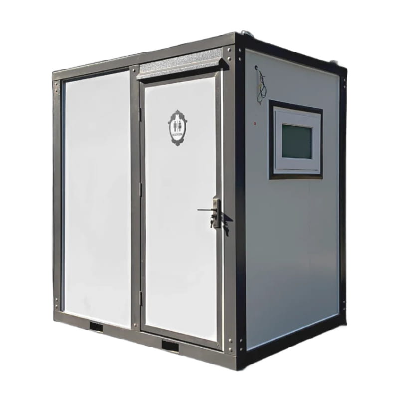 Bastone Portable Restroom with Curtain Style Shower - Small