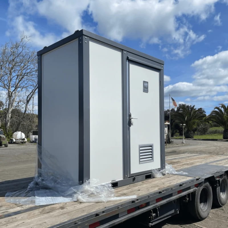Bastone Portable Restroom with Curtain Style Shower - Small