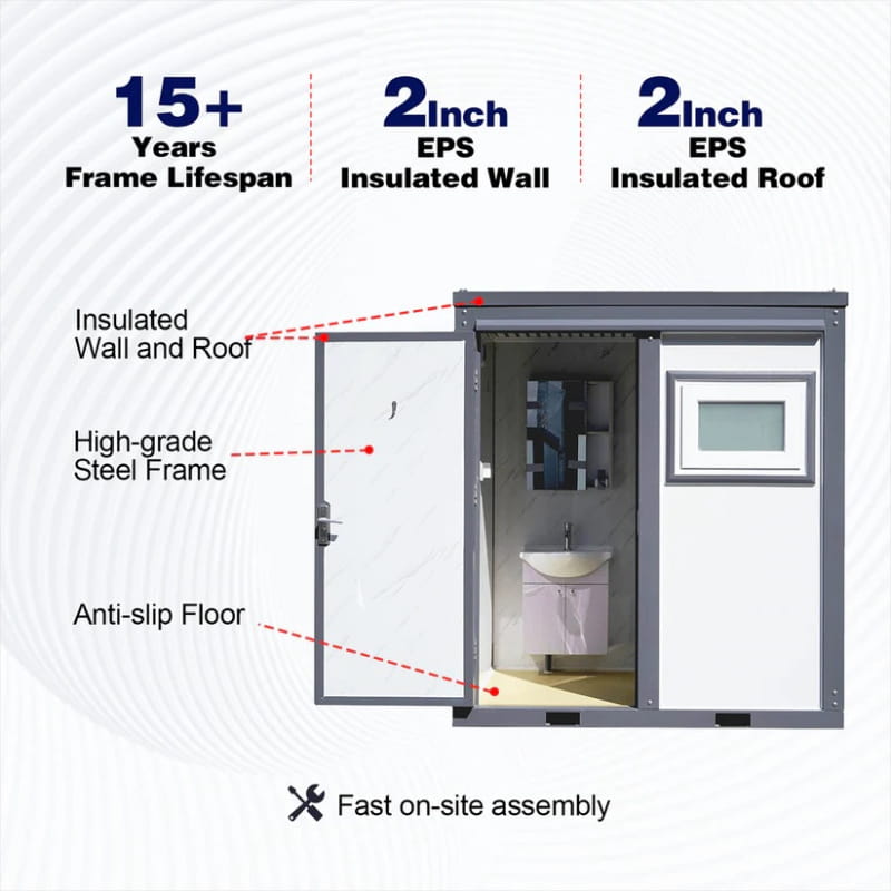Bastone Portable Shower Room