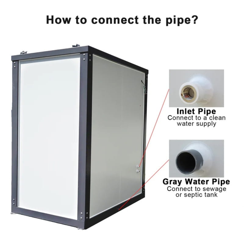 Bastone Portable Shower Room