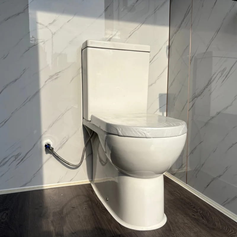 Bastone Portable Restroom with Acrylic Shower - Small
