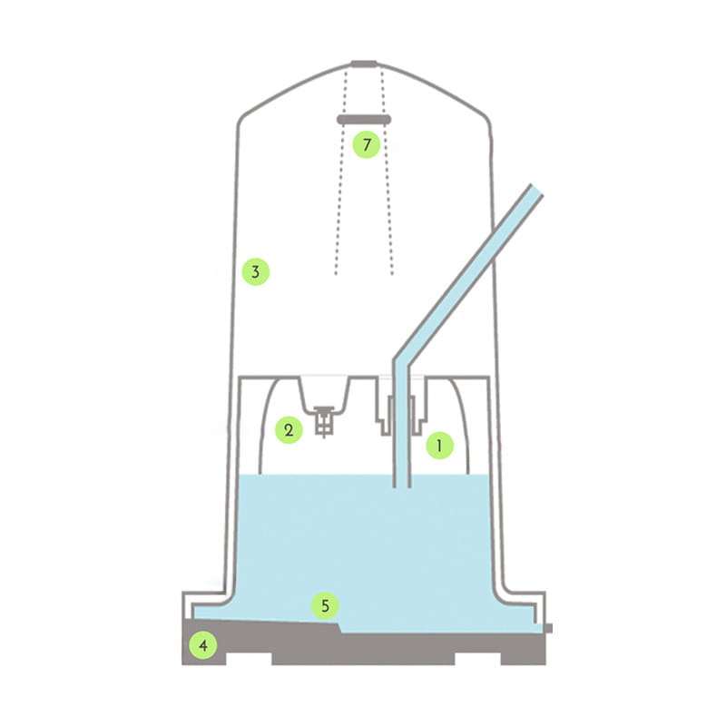 J&J KROS Portable Urinal