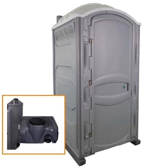 PolyJohn PJP4 All Plastic Front Portable Restroom