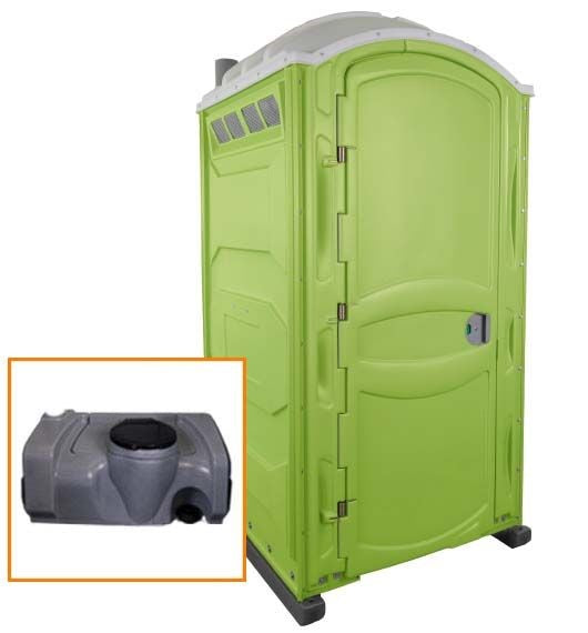 PolyJohn PJP4 All Plastic Front Portable Restroom