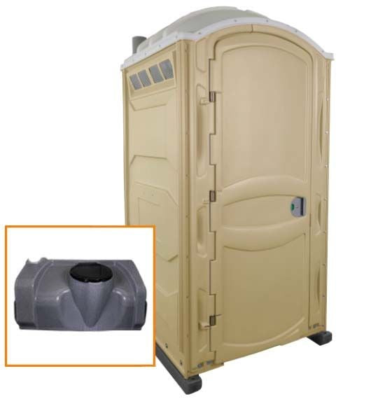 PolyJohn PJP4 All Plastic Front Portable Restroom