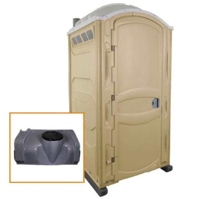 PolyJohn PJP4 All Plastic Front Portable Restroom